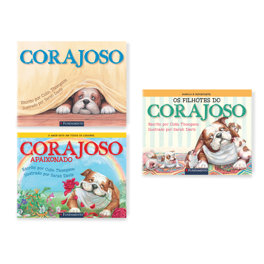 Kit Corajoso - 3 Livros - Editora Fundamento livro_infantil