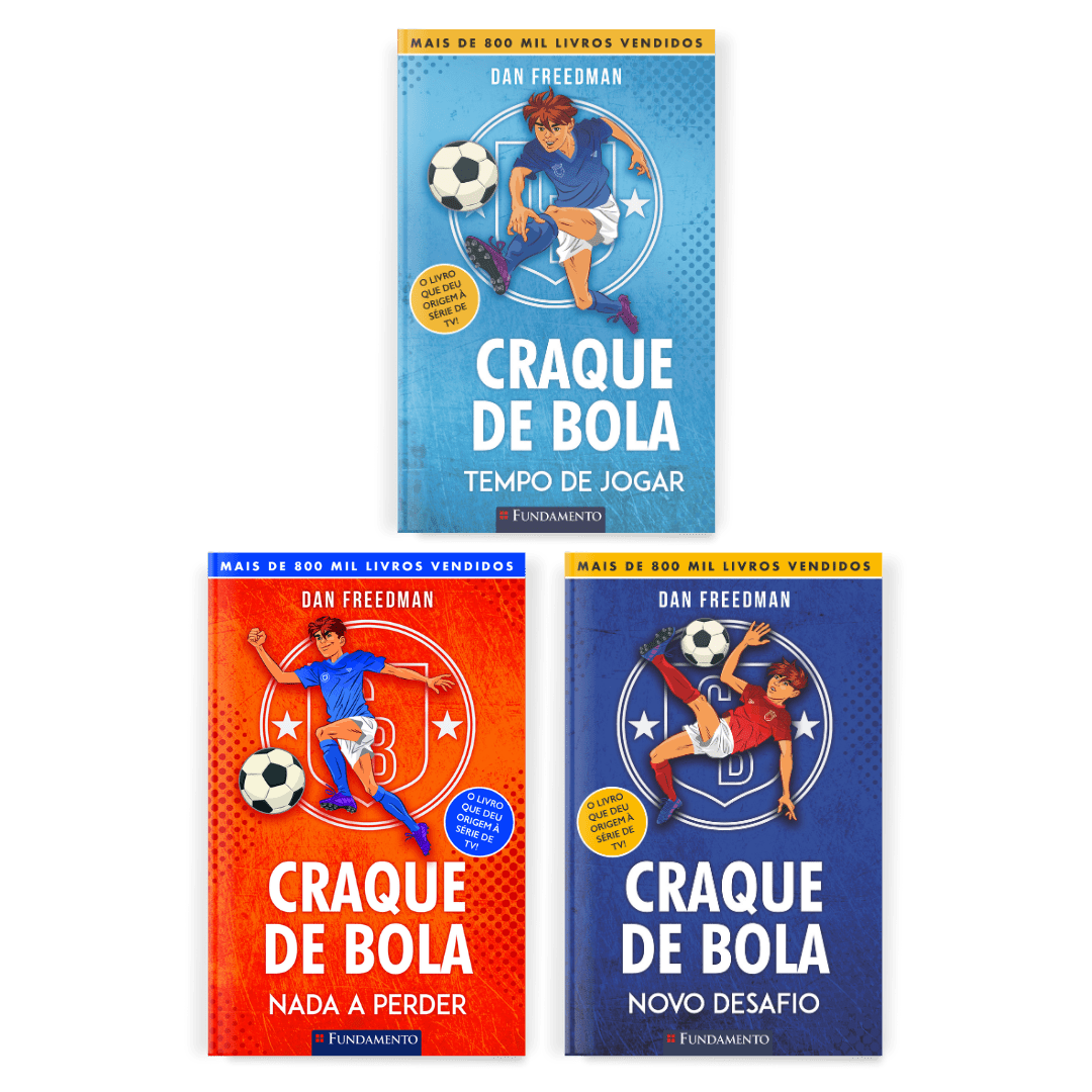 Kit Craque de Bola – 3 Livros (1 ao 3) - Editora Fundamento livro_infantil