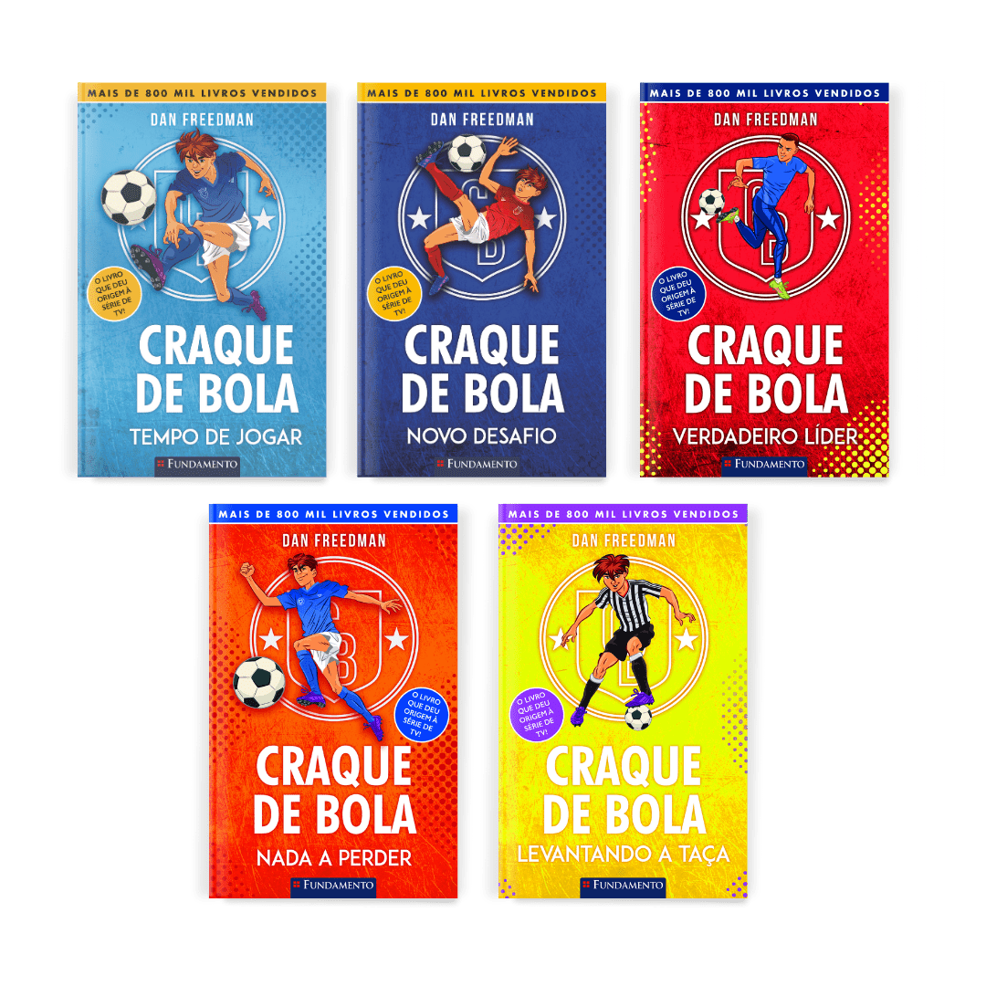 Kit Craque de Bola – 5 Livros (1 ao 5) - Editora Fundamento livro_infantil