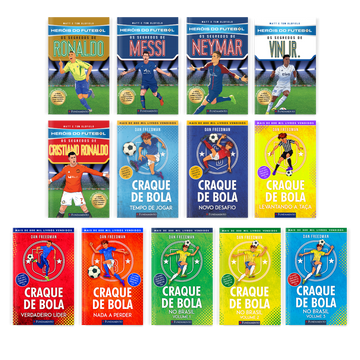 Kit Craque de Bola + Heróis do Futebol - Editora Fundamento livro_infantil