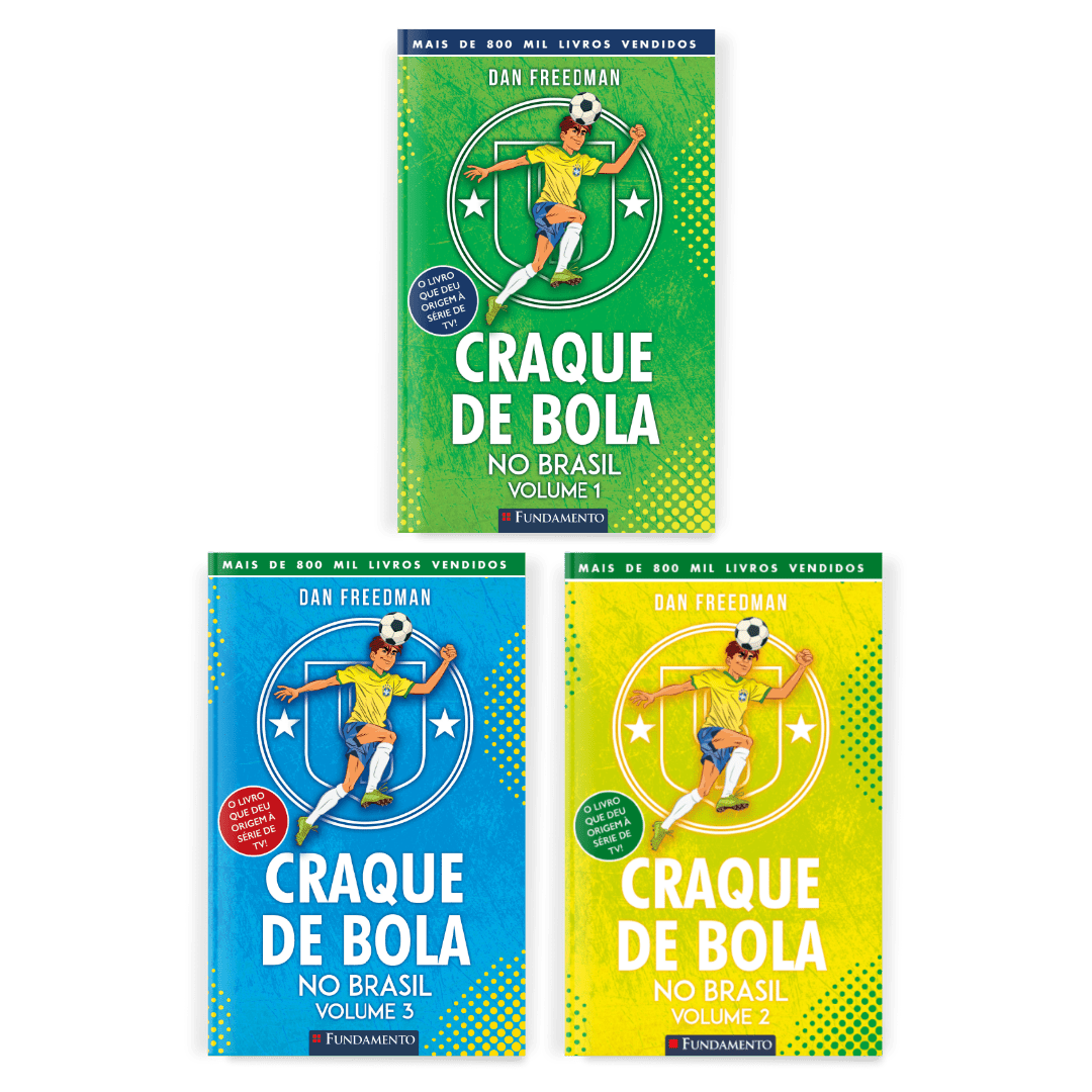 Kit Craque de Bola no Brasil - 3 Livros - Editora Fundamento livro_infantil