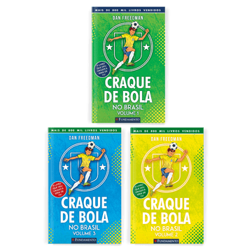 Kit Craque de Bola no Brasil - 3 Livros - Editora Fundamento livro_infantil