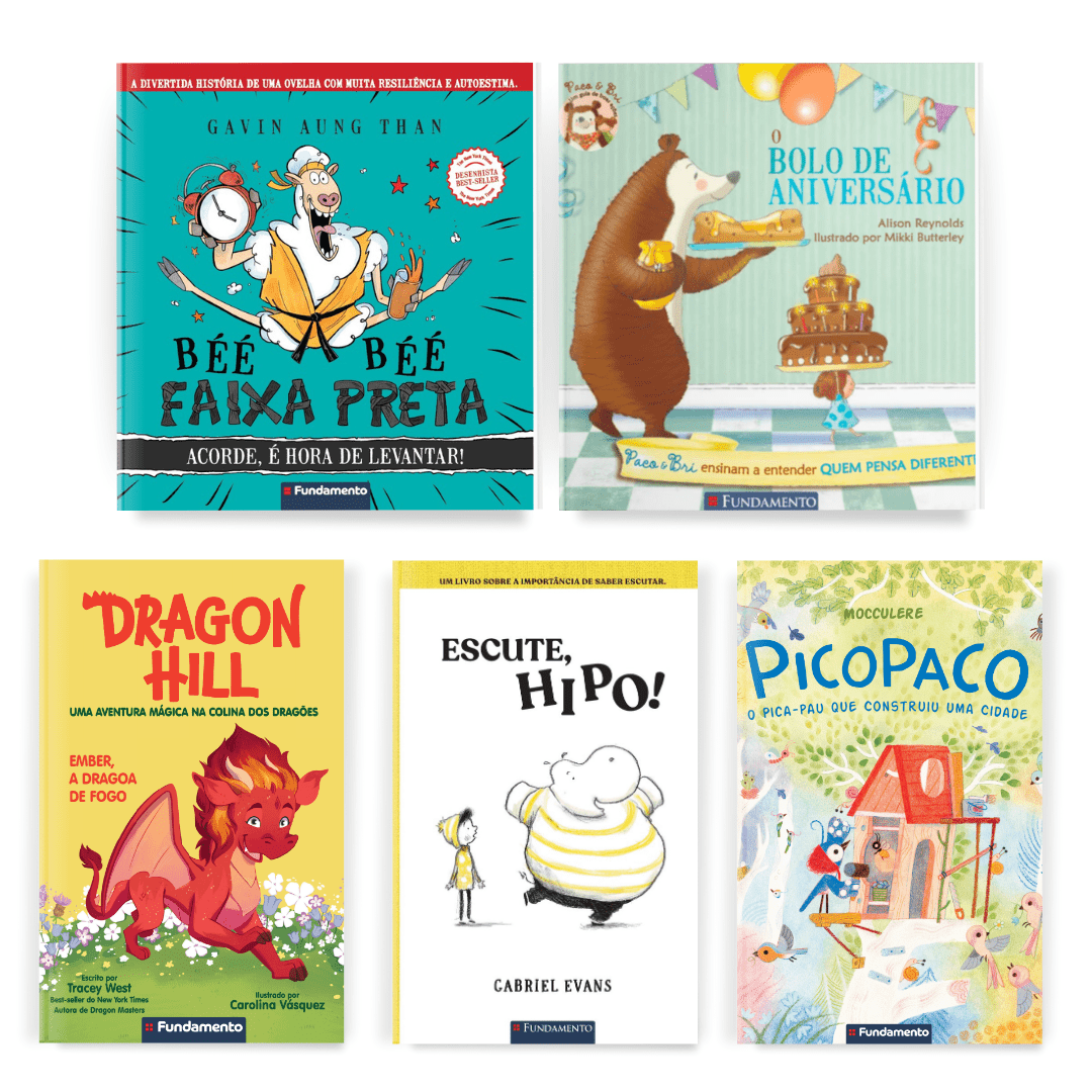 Kit Crianças Fortes, Felizes e Corajosas - Editora Fundamento livro_infantil