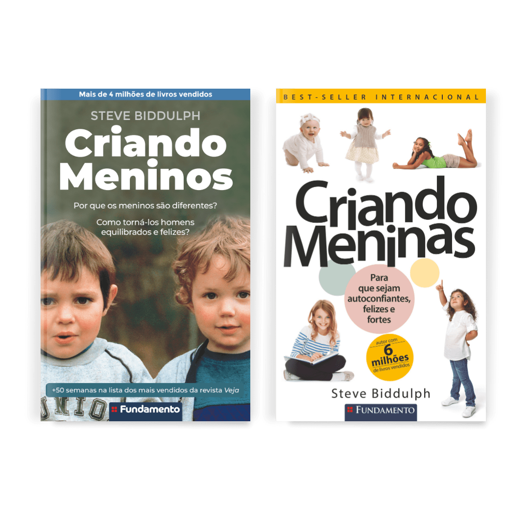 Kit Criando Meninas + Criando Meninos - Editora Fundamento livro_infantil