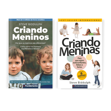 Kit Criando Meninas + Criando Meninos - Editora Fundamento livro_infantil
