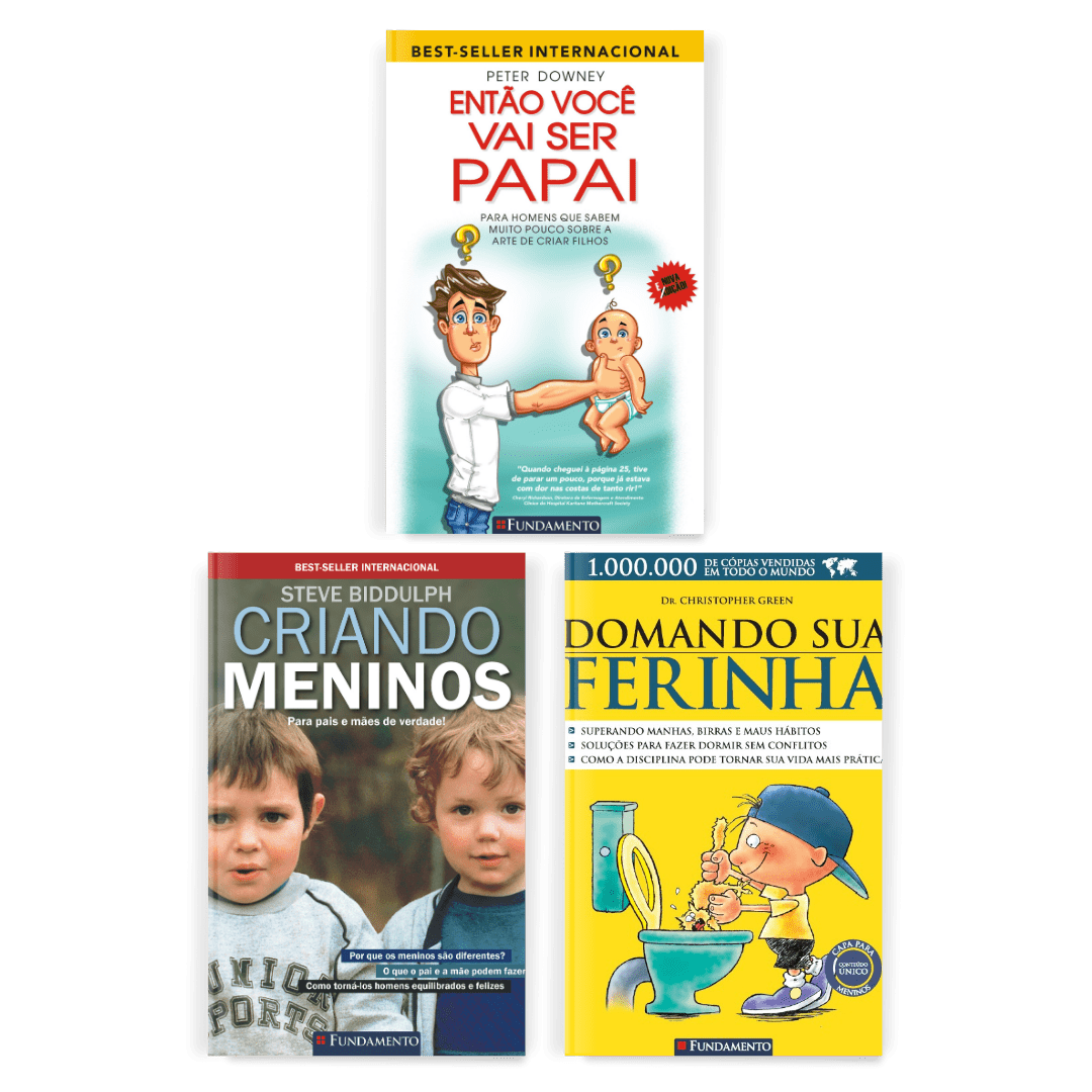 Kit Criando Meninos Ativos, Felizes, Criativos e Gentis - Editora Fundamento livro_infantil