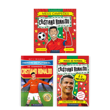 Kit Cristiano Ronaldo - 3 Livros - Editora Fundamento livro_infantil