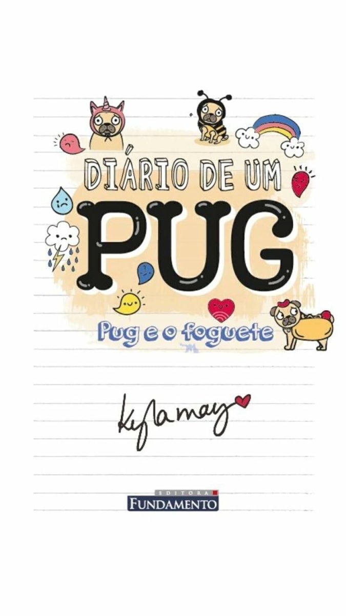 Kit de Livros: Diário de Um Pug - Volumes 02 a 15 - Editora Fundamento livro_infantil