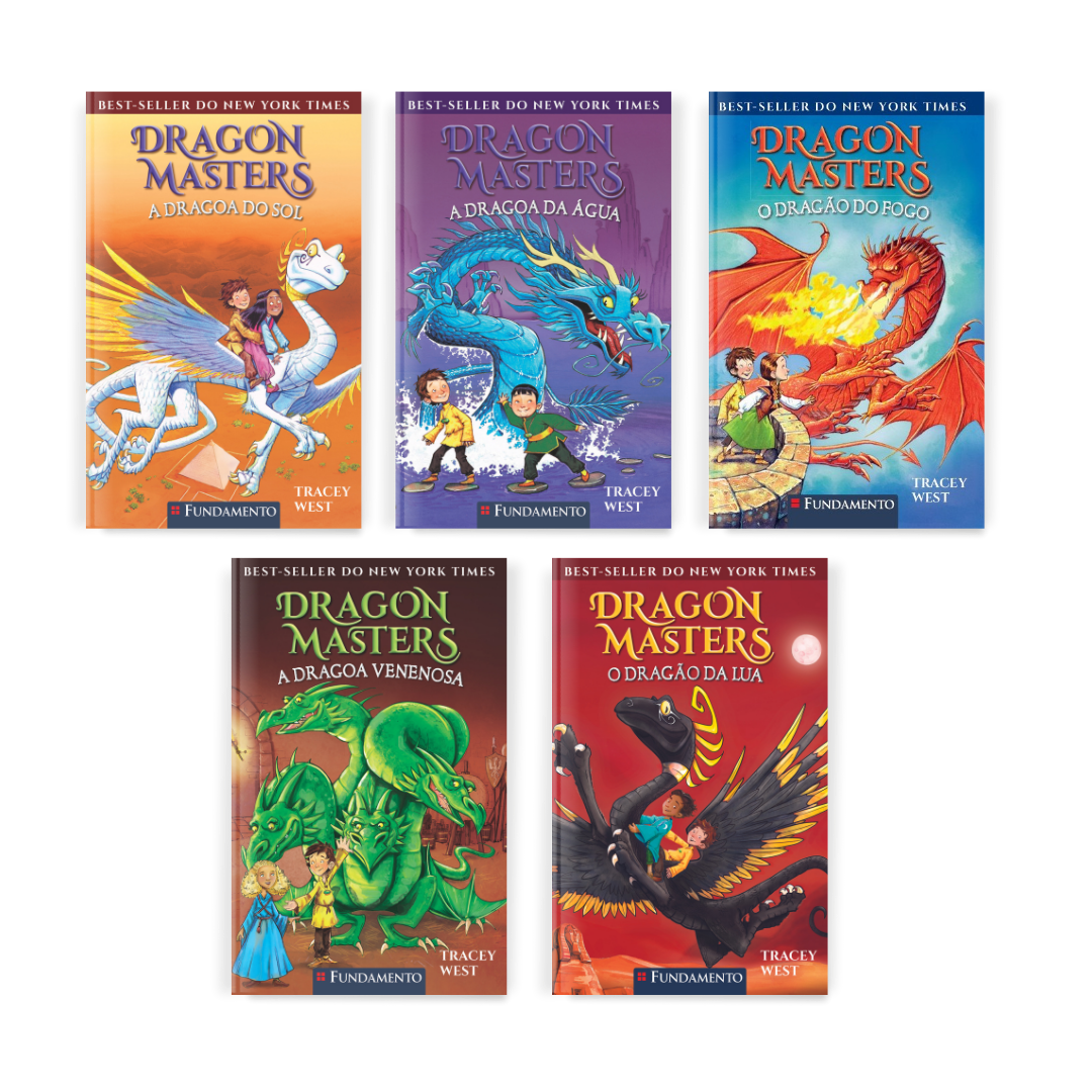 Kit de Livros: Dragon Masters - Volumes 2 a 6 - Editora Fundamento livro_infantil