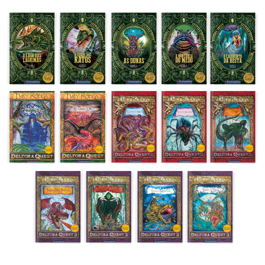 Kit Deltora Quest - 14 Livros (2 ao 15) - Editora Fundamento livro_infantil