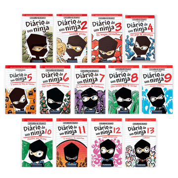 Kit Diário de Um Ninja - 13 Lviros (1 Ao 13) - Editora Fundamento livro_infantil