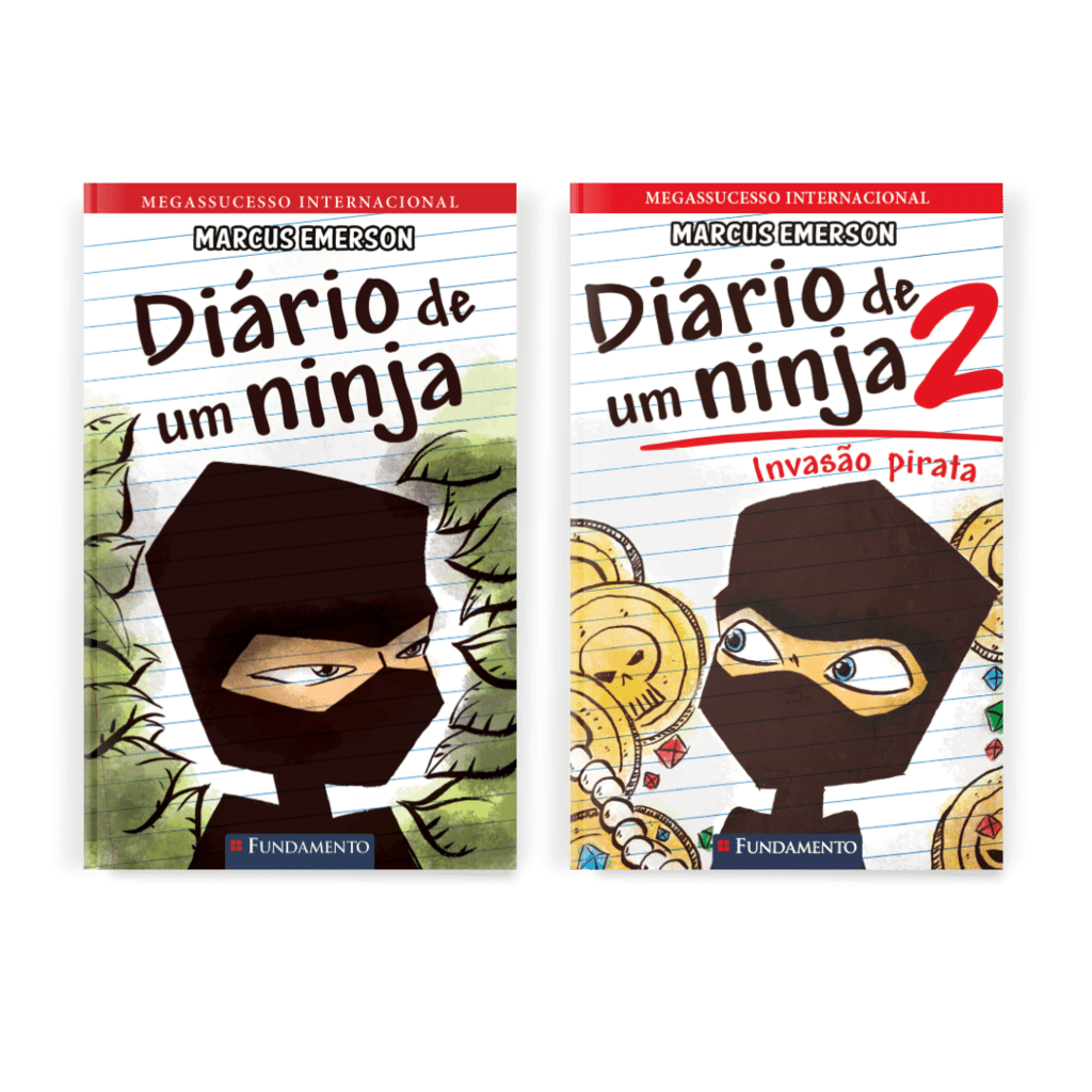 Kit Diário de Um Ninja - 2 Livros (1 ao 2) - Editora Fundamento livro_infantil