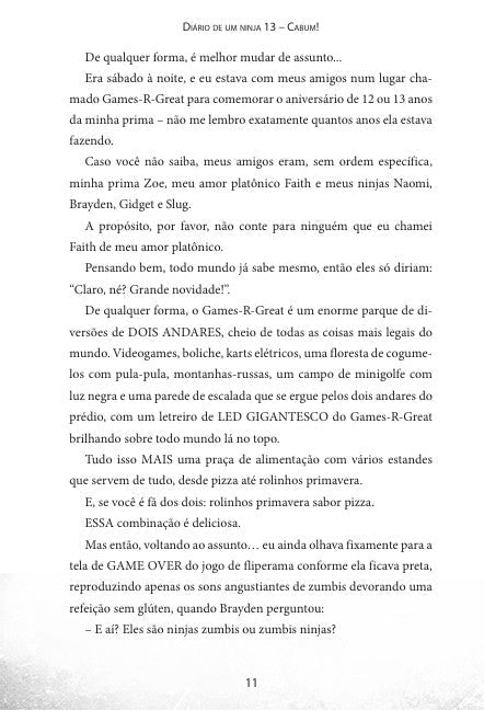 Kit Diário de Um Ninja - 3 Livros (11, 12, 13) - Editora Fundamento livro_infantil
