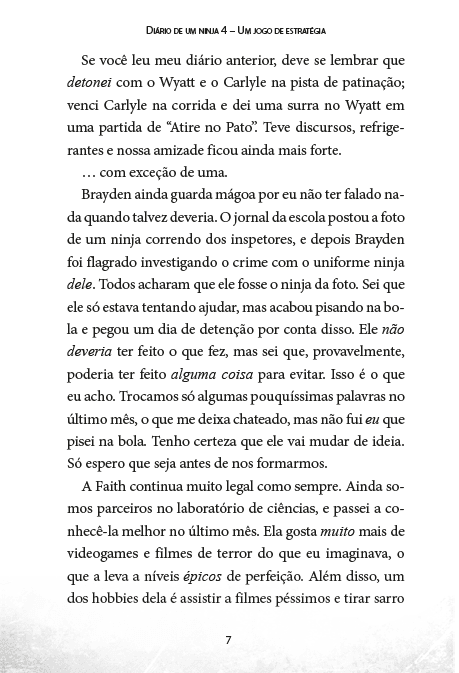 Kit Diario de Um Ninja - 3 Livros (2 ao 4) - Editora Fundamento livro_infantil