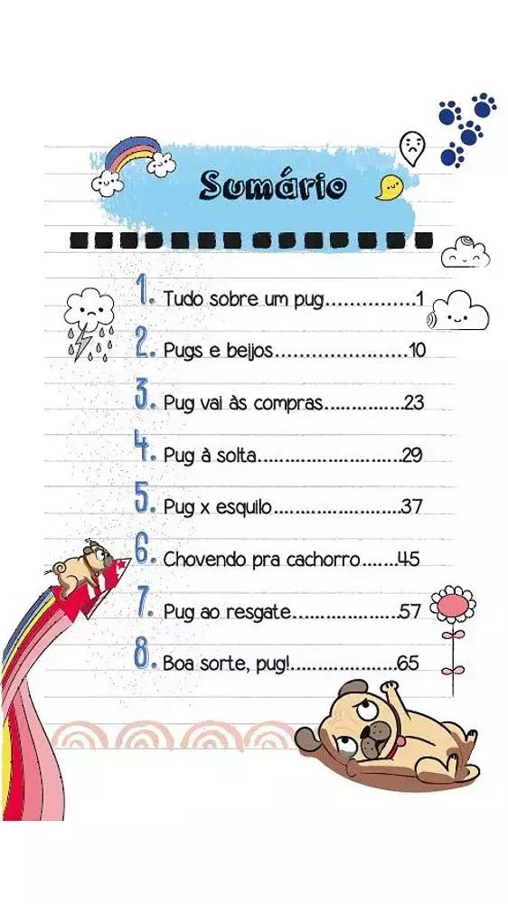 Kit Diário de um Pug - 3 Livros (1 ao 3) - Editora Fundamento livro_infantil
