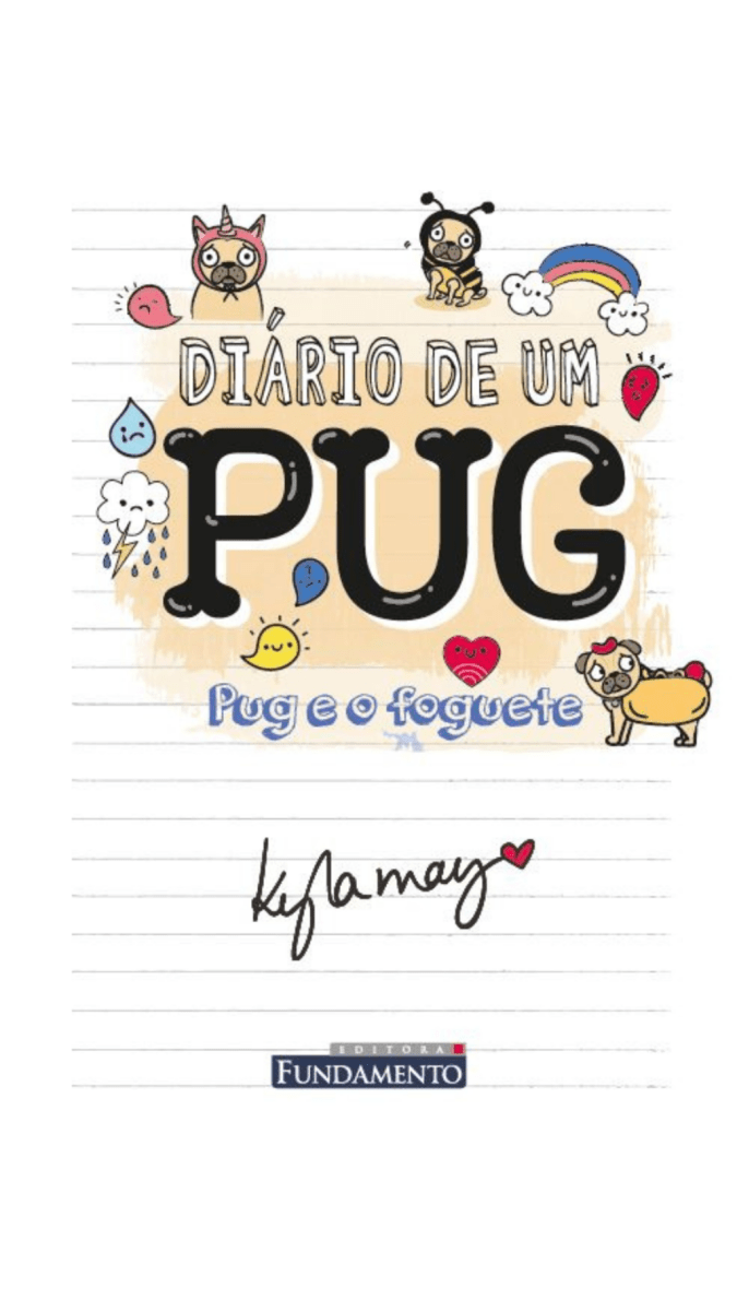Kit Diário de Um Pug - 9 Livros (1 ao 9) - Editora Fundamento livro_infantil