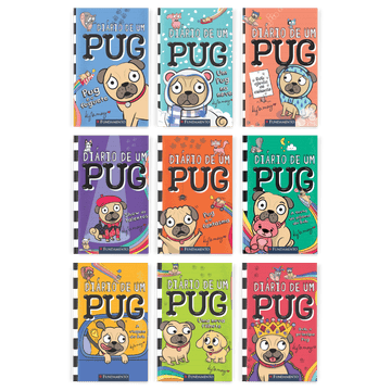 Kit Diário de Um Pug - 9 Livros (1 ao 9) - Editora Fundamento livro_infantil