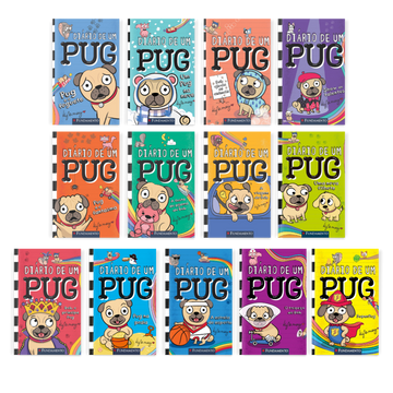 Kit Diário de Um Pug Coleção Completa - 13 Livros - Editora Fundamento livro_infantil