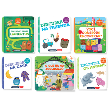 Kit Diversão em Família (6 Livros para Bebês) - Editora Fundamento livro_infantil
