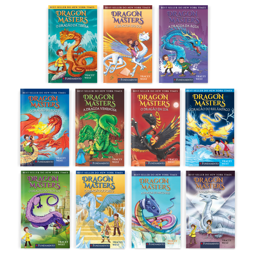 Kit Dragon Masters - 11 Livros (1 ao 11) - Editora Fundamento livro_infantil