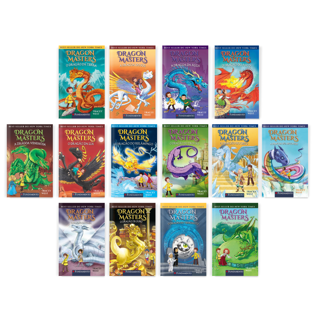 Kit Dragon Masters - 14 Livros (1 Ao 14) - Editora Fundamento livro_infantil