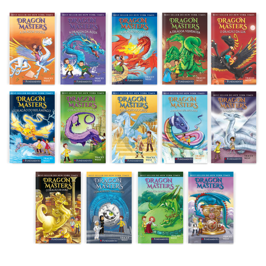 Kit Dragon Masters - 14 Livros (2 Ao 15) - Editora Fundamento livro_infantil