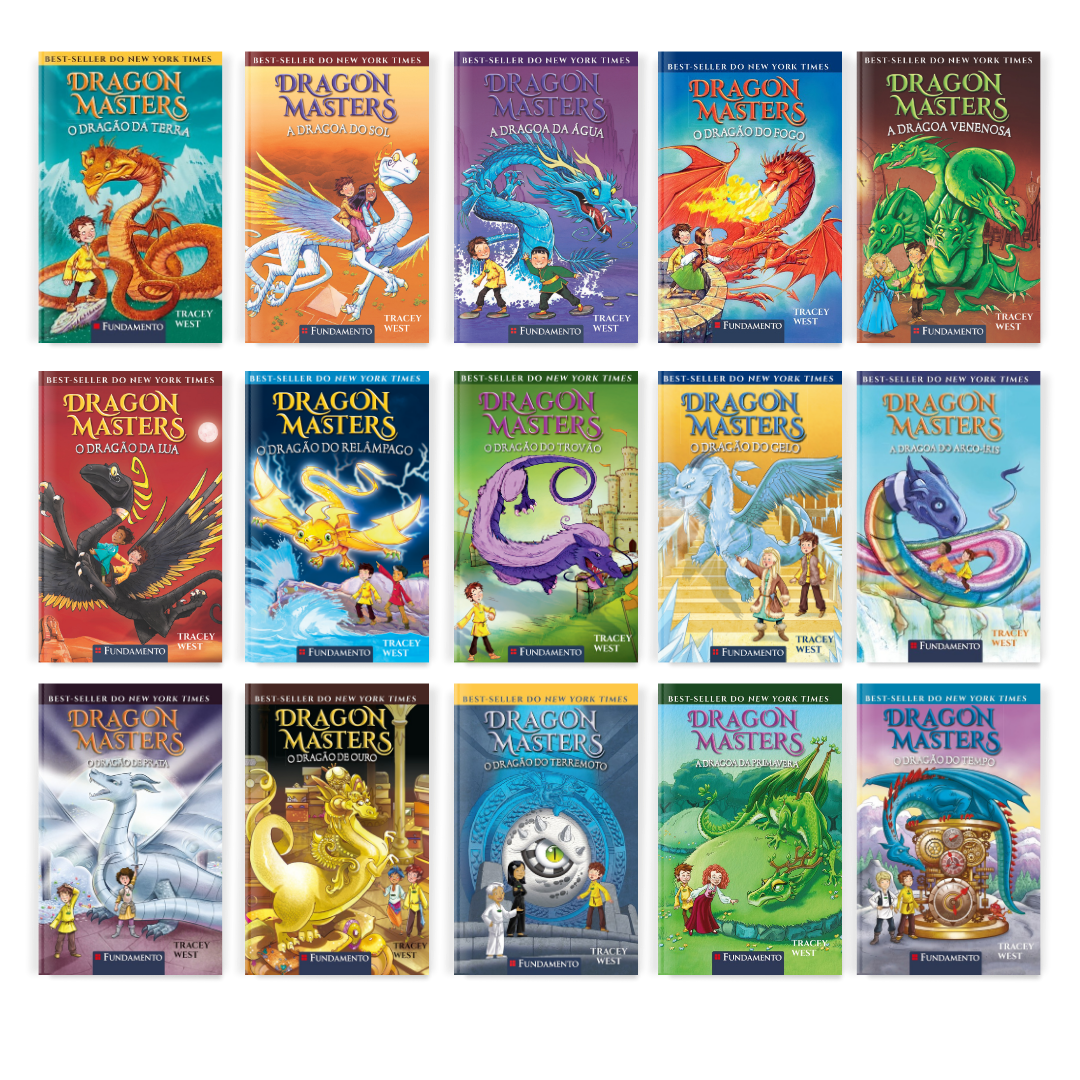Kit Dragon Masters - 15 Livros (1 Ao 15) - Editora Fundamento livro_infantil