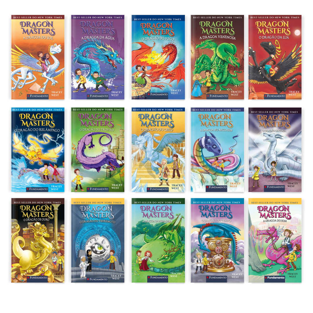 Kit Dragon Masters - 15 Livros (2 Ao 16) - Editora Fundamento livro_infantil
