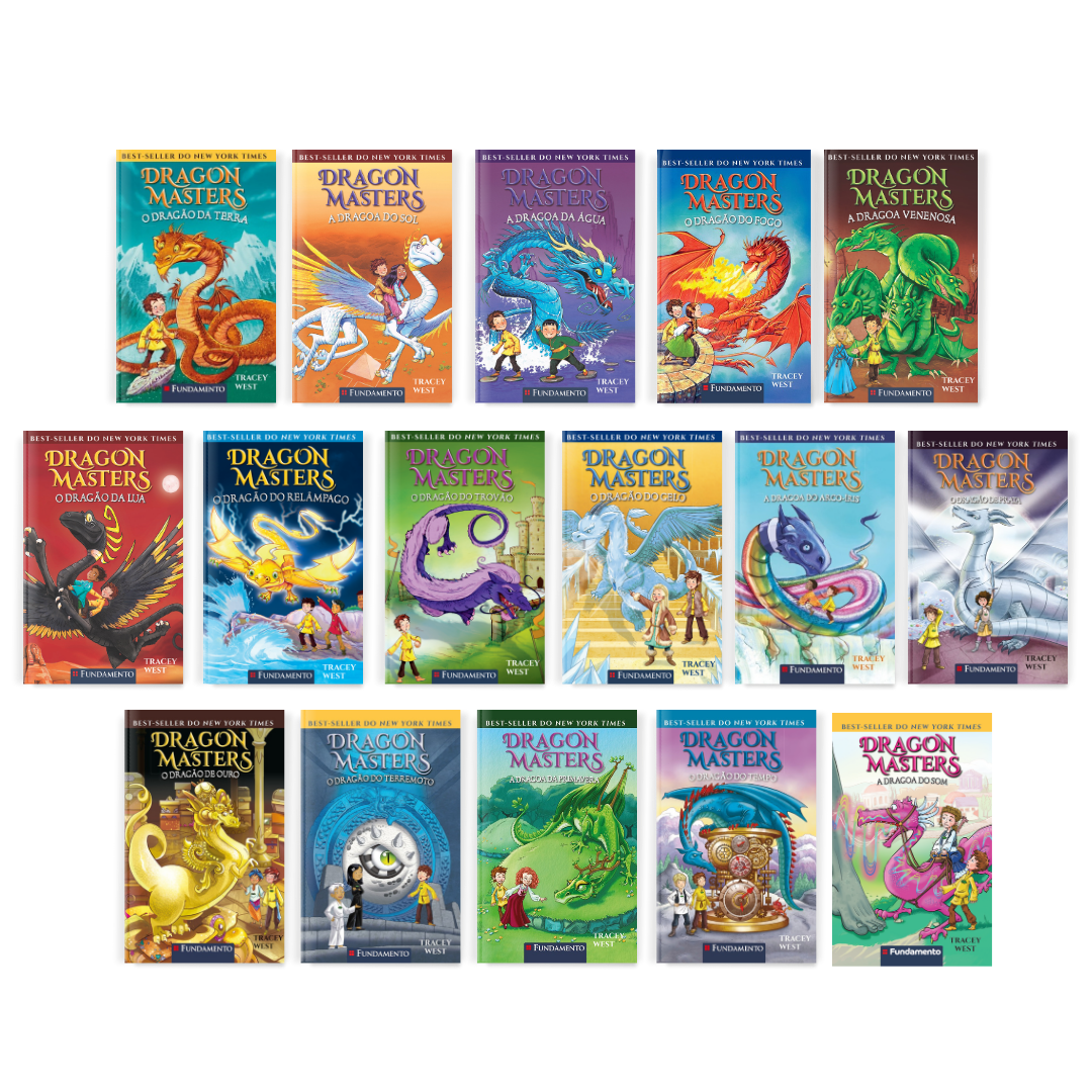 Kit Dragon Masters - 16 Livros (1 Ao 16) - Editora Fundamento livro_infantil