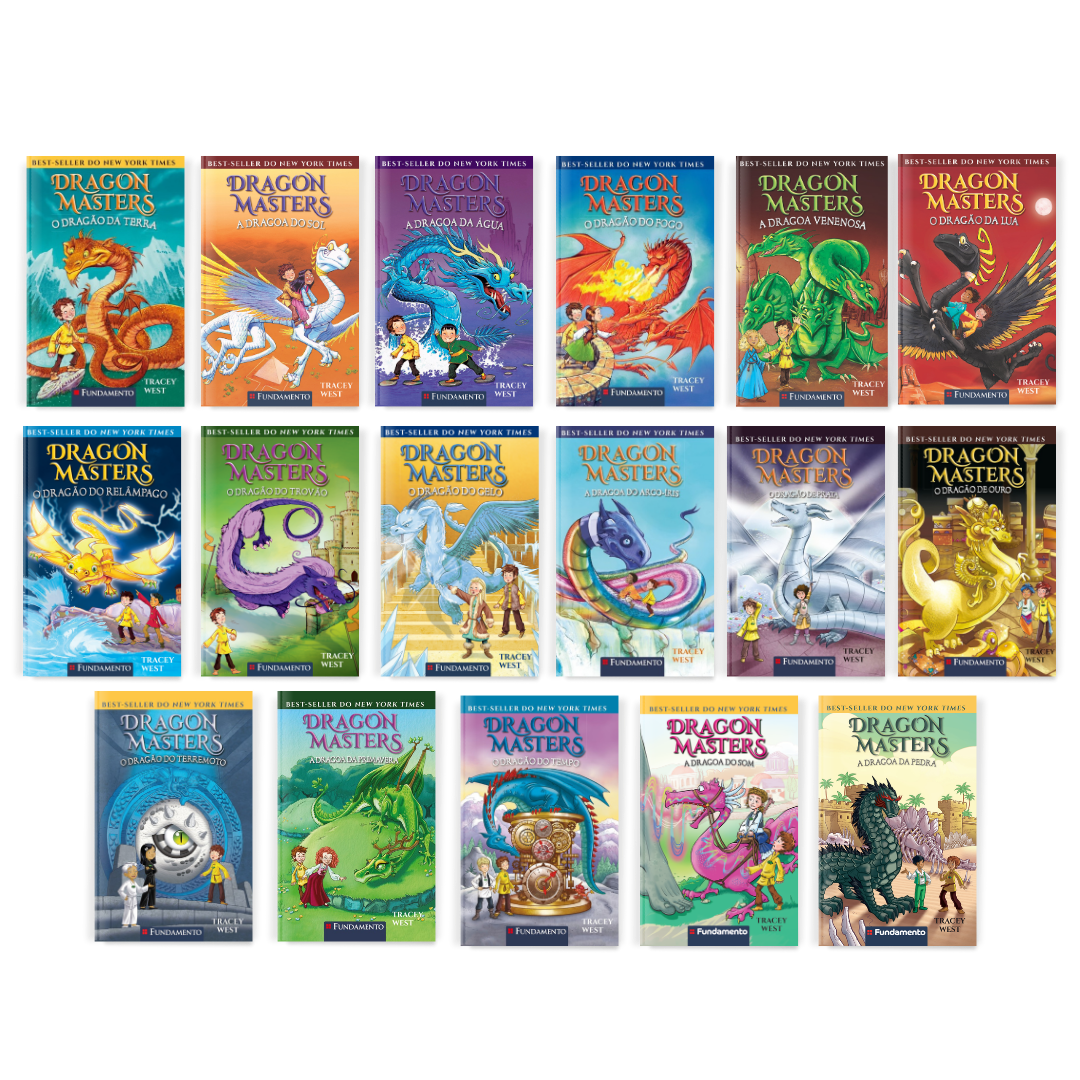 Kit Dragon Masters - 17 Livros (1 ao 17) - Editora Fundamento livro_infantil