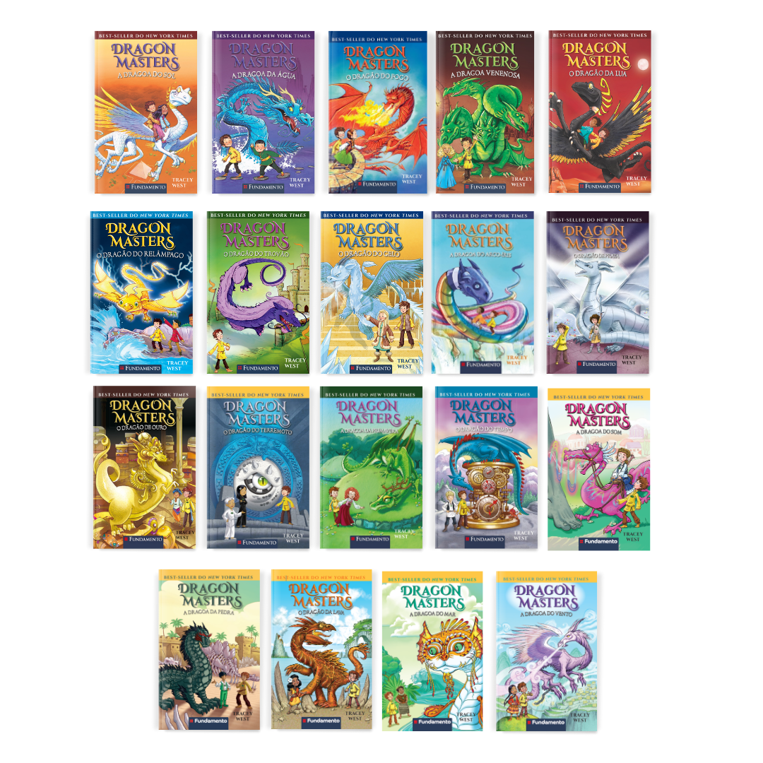 Kit Dragon Masters - 19 Livros (2 Ao 20) - Editora Fundamento livro_infantil