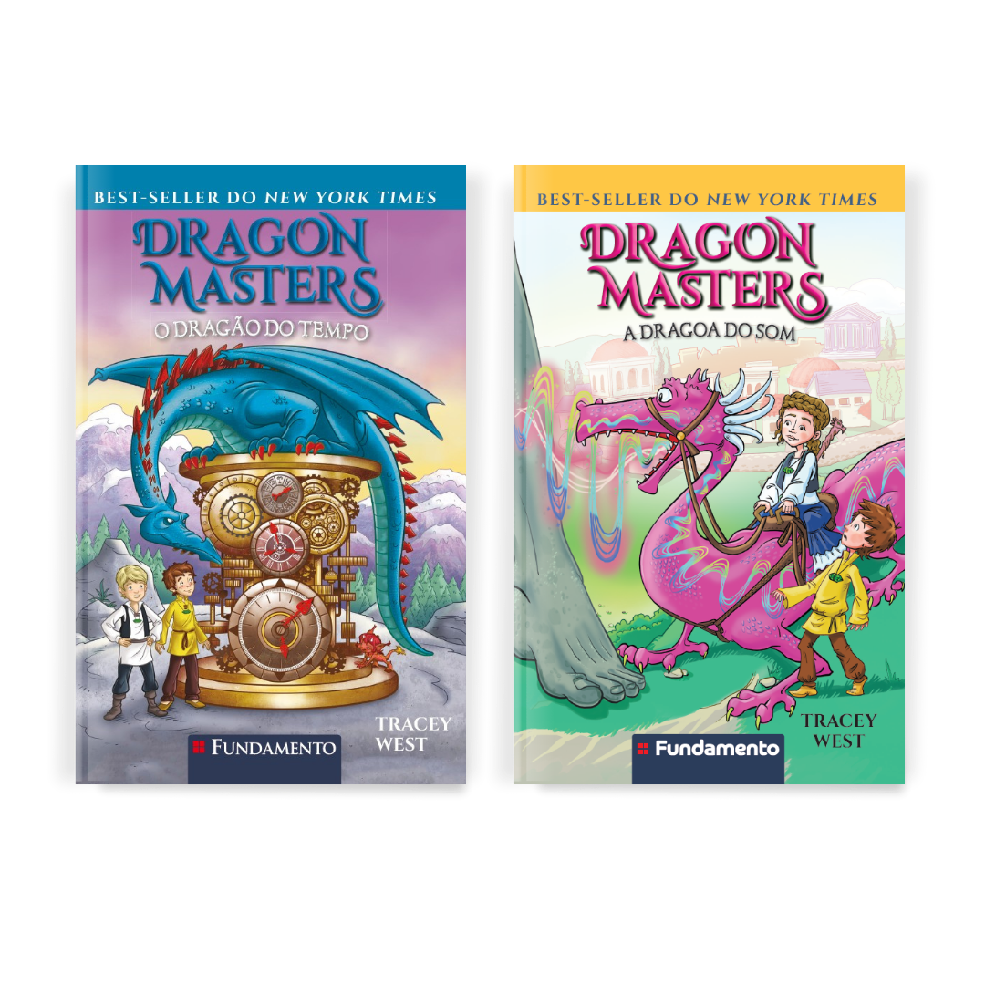 Kit Dragon Masters - 2 Livros (15 e 16) - Editora Fundamento livro_infantil