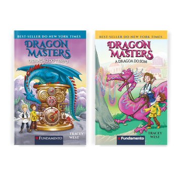Kit Dragon Masters - 2 Livros (15 e 16) - Editora Fundamento livro_infantil