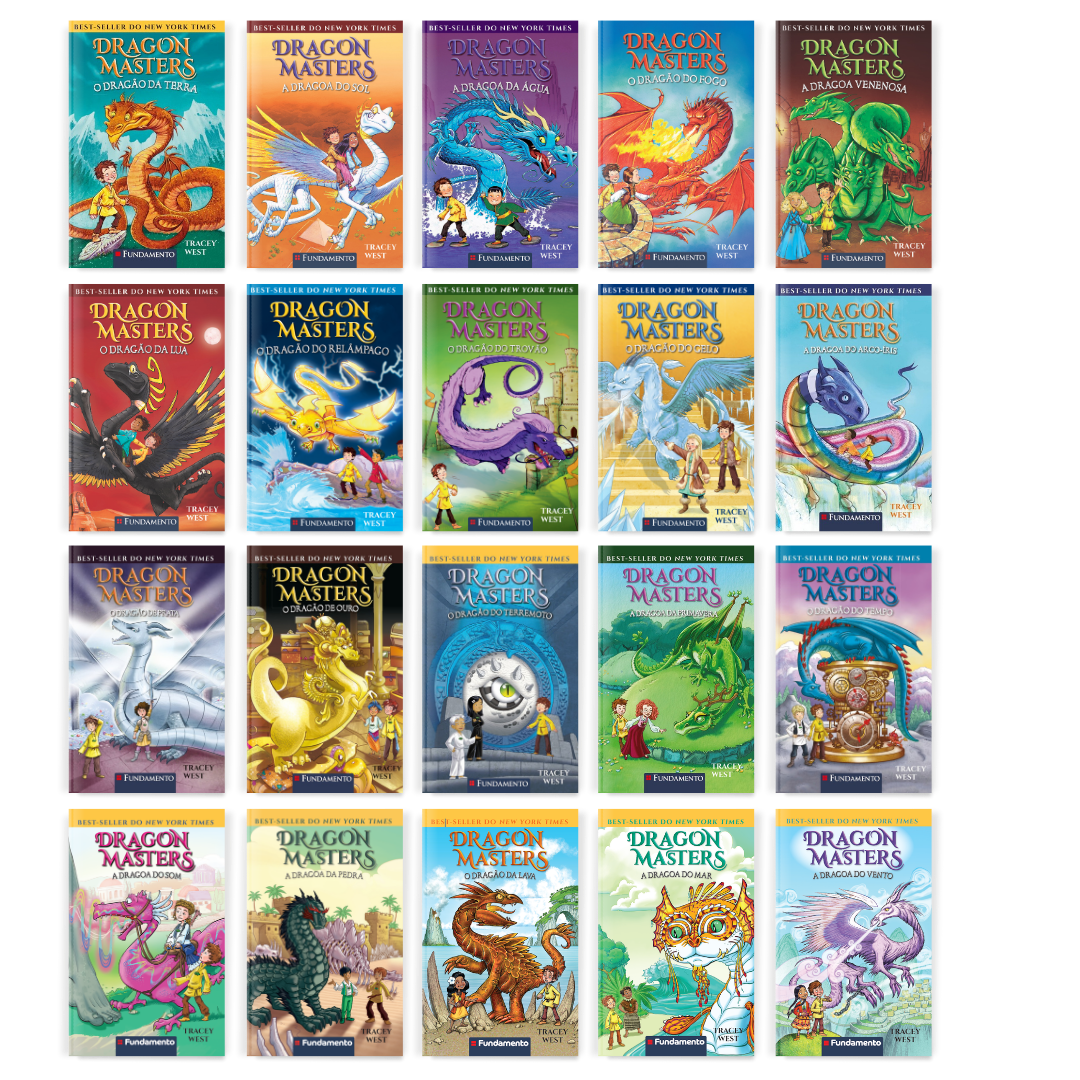 Kit Dragon Masters - 20 Livros (1 Ao 20) - Editora Fundamento livro_infantil