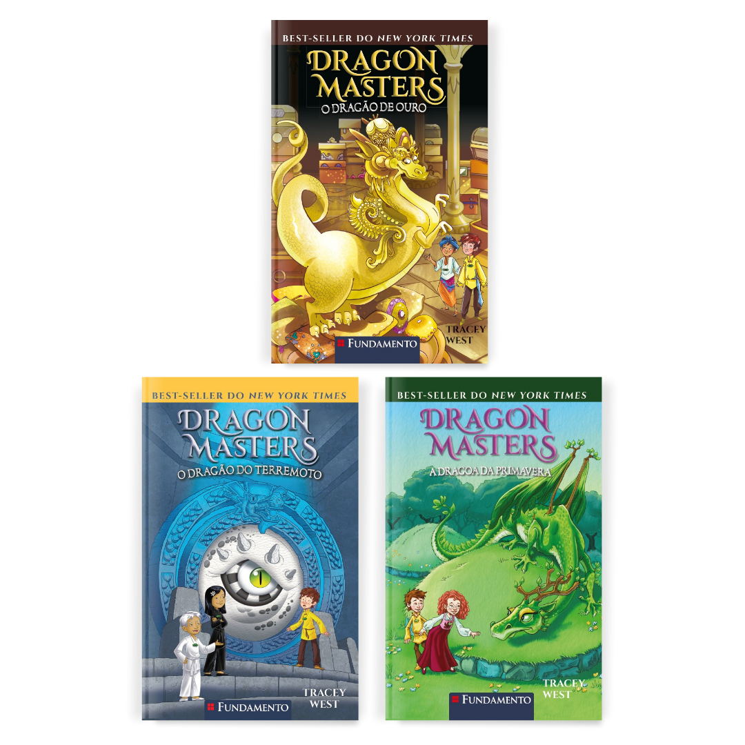Kit Dragon Masters - 3 Livros (12,13 e 14) - Editora Fundamento livro_infantil