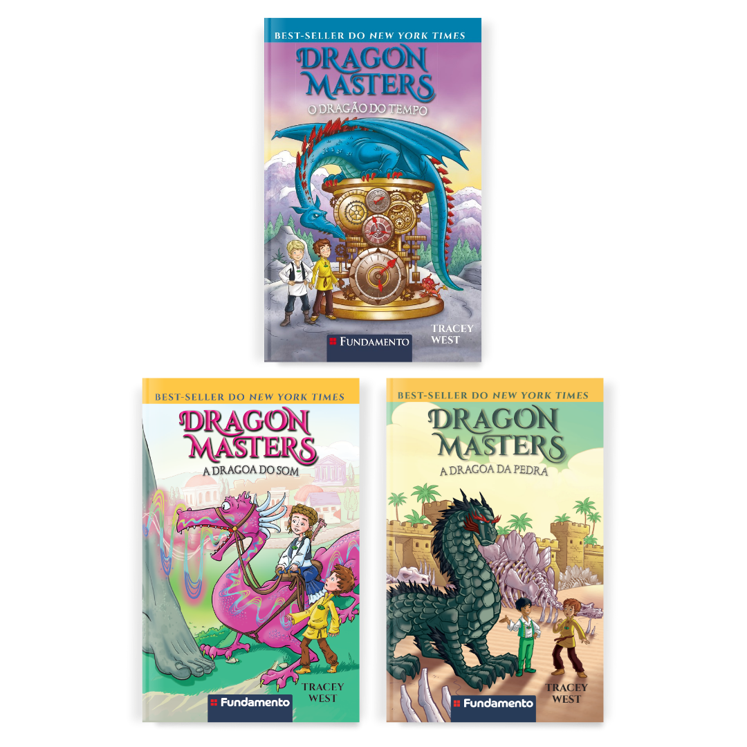 Kit Dragon Masters - 3 Livros (15 ao 17) - Editora Fundamento livro_infantil