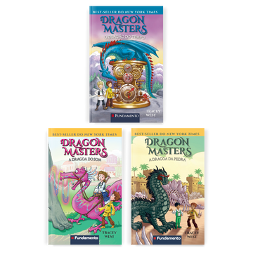 Kit Dragon Masters - 3 Livros (15 ao 17) - Editora Fundamento livro_infantil