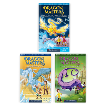 Kit Dragon Masters - 3 Livros (7 ao 9) - Editora Fundamento livro_infantil
