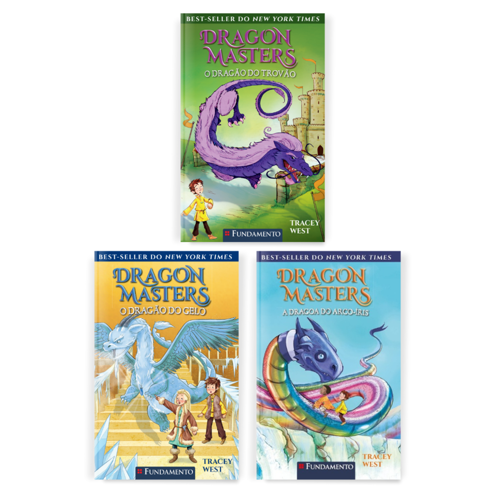 Kit Dragon Masters - 3 Livros (8 ao 10) - Editora Fundamento livro_infantil