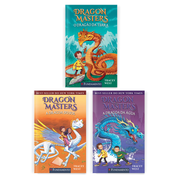 Kit Dragon Masters - 3 Livros - Editora Fundamento livro_infantil