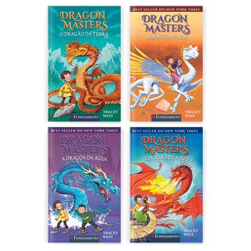 Kit Dragon Masters - 4 Livros (1 ao 4) - Editora Fundamento livro_infantil