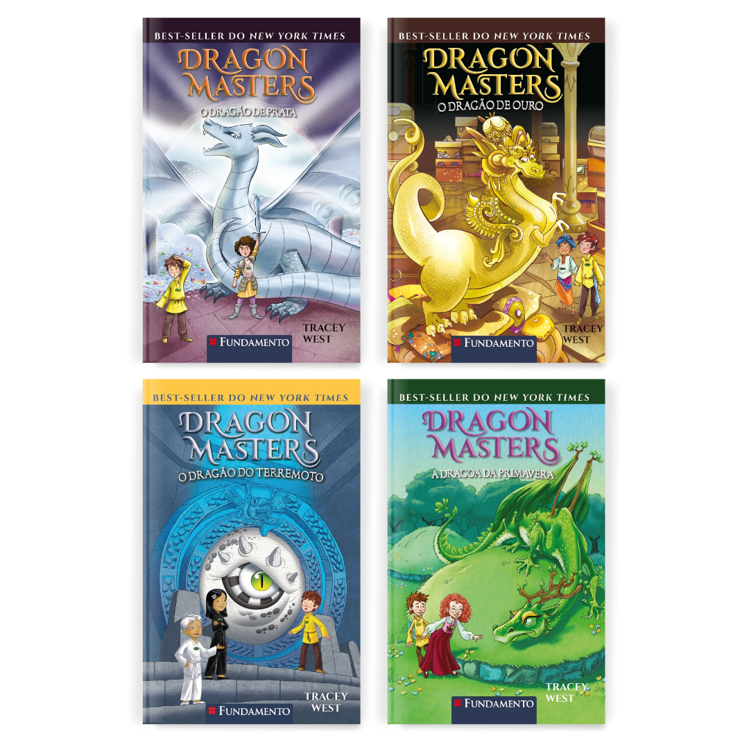 Kit Dragon Masters - 4 Livros (11,12,13 e 14) - Editora Fundamento livro_infantil