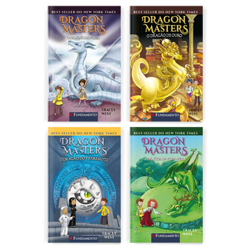 Kit Dragon Masters - 4 Livros (11,12,13 e 14) - Editora Fundamento livro_infantil