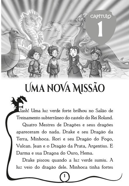 Kit Dragon Masters - 4 Livros (11,12,13 e 14) - Editora Fundamento livro_infantil