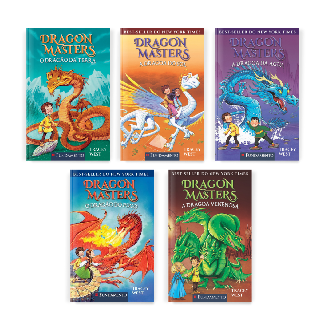 Kit Dragon Masters - 5 Livros (1 ao 5) - Editora Fundamento livro_infantil