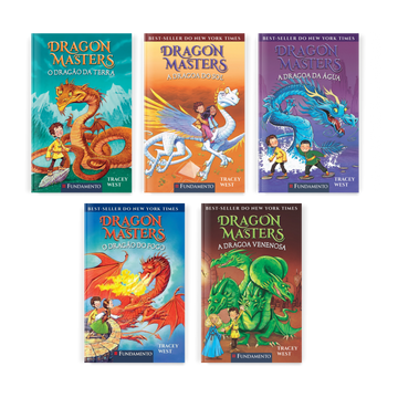 Kit Dragon Masters - 5 Livros (1 ao 5) - Editora Fundamento livro_infantil