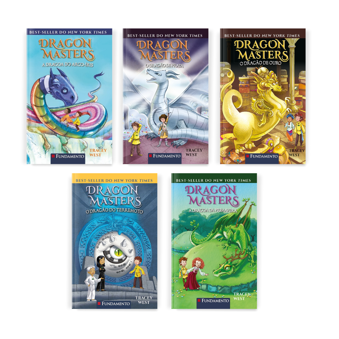 Kit Dragon Masters - 5 Livros (10 Ao 14) - Editora Fundamento livro_infantil
