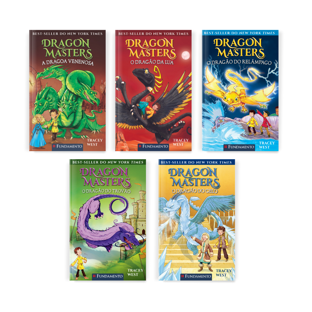 Kit Dragon Masters 5 Livros (5 ao 9) - Editora Fundamento livro_infantil