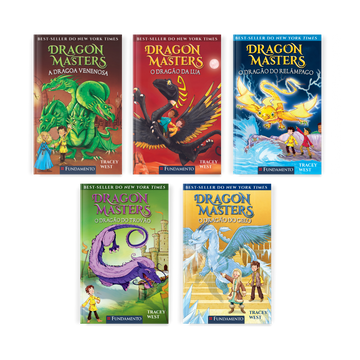Kit Dragon Masters 5 Livros (5 ao 9) - Editora Fundamento livro_infantil
