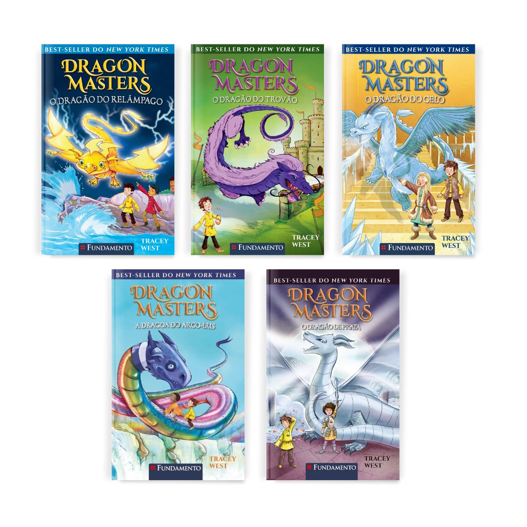 Kit Dragon Masters - 5 Livros (7 ao 11) - Editora Fundamento livro_infantil